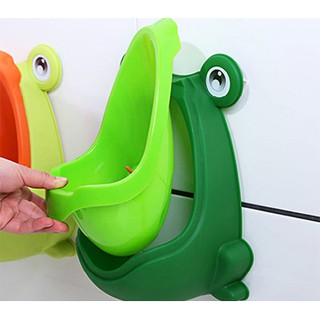 Bệ tiểu mini gắn tường cho bé trai hình chú ếch