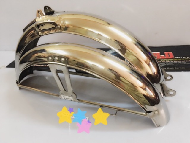 CẶP DÈ TRƯỚC SAU XE 67 inox  mã 0295