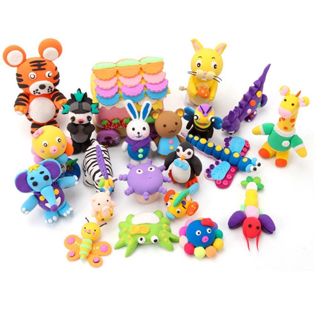 Đồ Chơi Đất Sét Polymer Siêu Nhẹ 5D Mềm Dành Cho Trẻ Em DIY