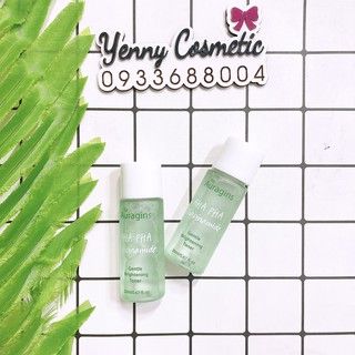 Nước Hoa Hồng Sáng Da, loại bỏ dầu thừa The Auragins Gentle Brightening Toner 20ml