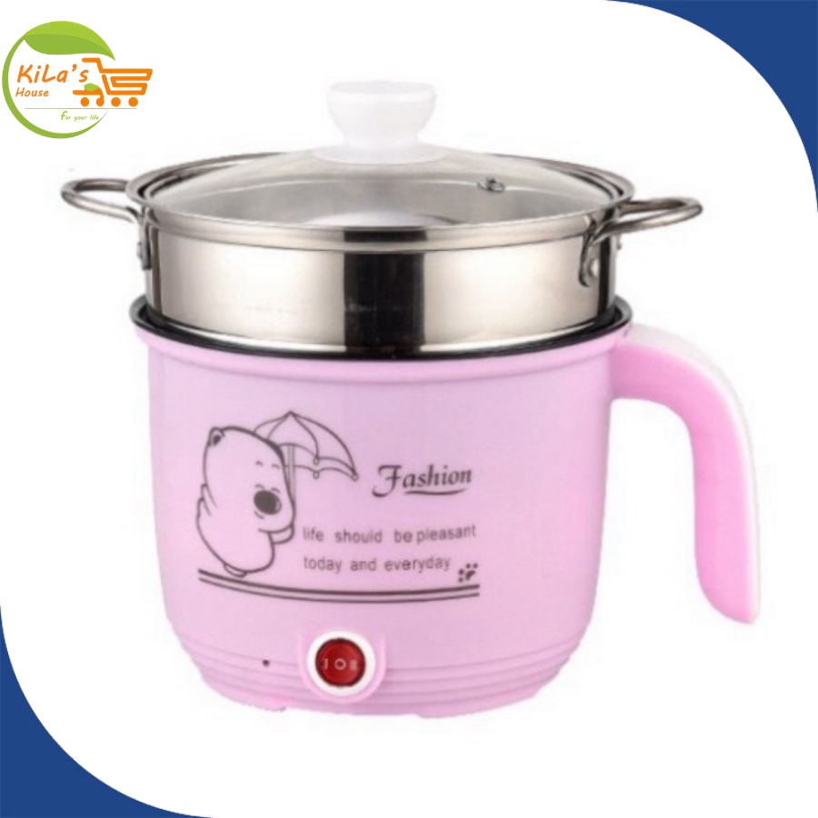 Ca Nấu Mì, Nấu Cơm Đa Năng Có Tay Cầm 1,8L  Cooking Poot