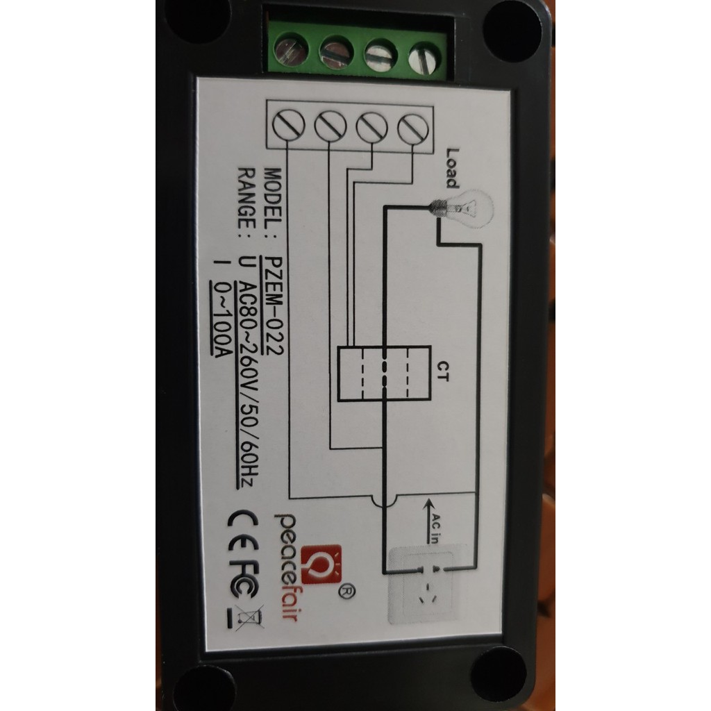 Công tơ điện tử AC 6 thông số 220V-100A