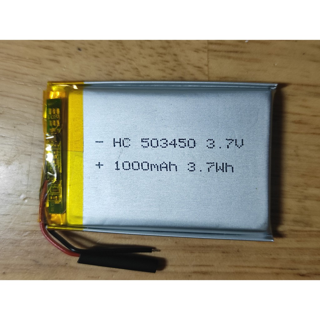 Pin Lithium - Ion 3.7V 503450 1000mah