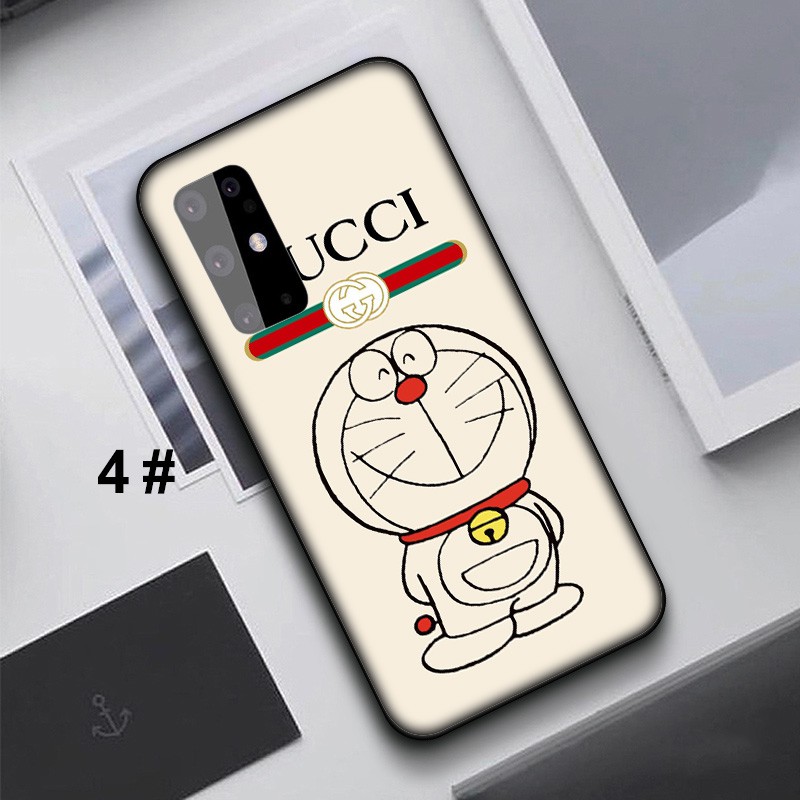 Samsung Galaxy S10 S9 S8 Plus S6 S7 Edge S10+ S9+ S8+ Protective Soft TPU Case MA16 Doraemon x Guci Pattern Cool Casing Soft Case