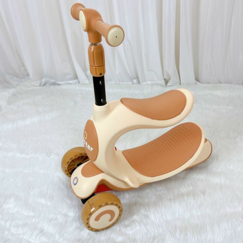 Xe Trượt Cho Bé.Xe Trượt Scooter 3in1 Cho Bé Hàng cao cấp. Chính Hãng [ có giấy hướng dẫn lắp xe]