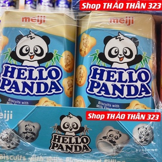 Bánh Gấu HELLO PANDA meiji 50g (Vị Dâu, Vị Kem Sữa, Vị SôCôla)