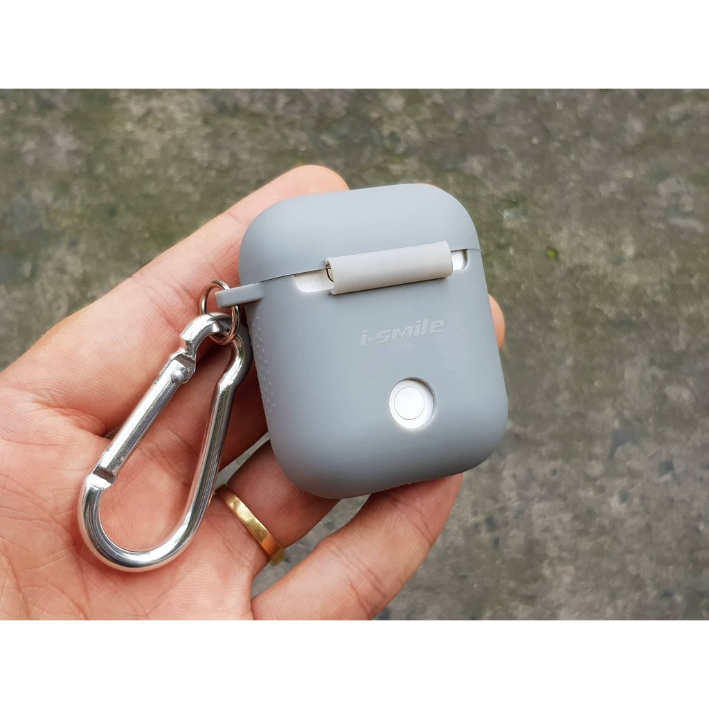 Ốp Silicon Case TPE chống nước i-Smile cho tai nghe Apple Airpods