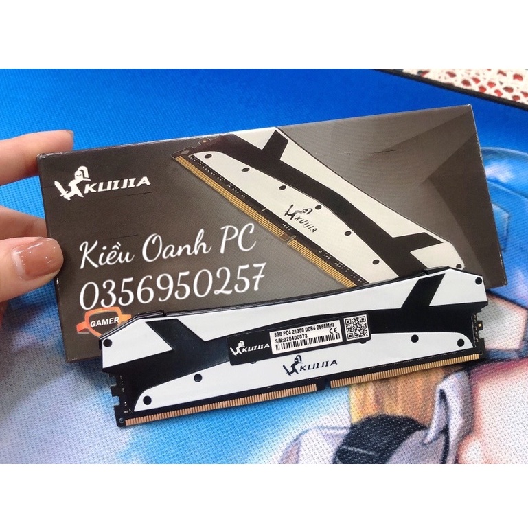 Ram PC - Ram máy tính bàn Kingston DDR4 8GB - 16GB bus 3200Mhz - Mới Bảo hành 3 Năm