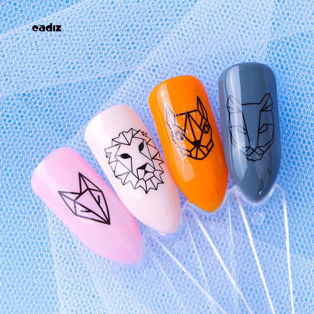 Bộ 40 miếng dán trang trí móng tay phong cách nghệ thuật