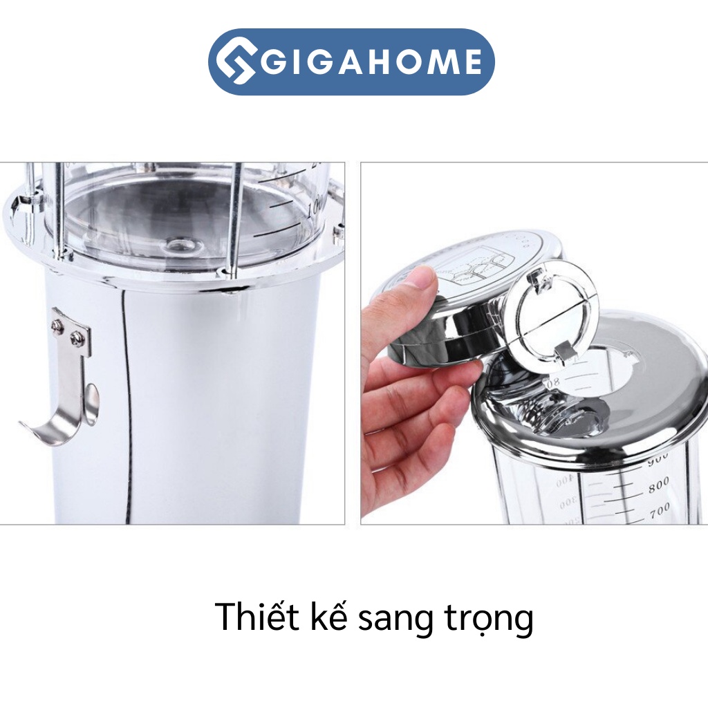 Bình Bơm Và Rót Rượu Mô Phỏng Cây Xăng GIGAHOME Có Định Mức Và Vòi 1L 9186