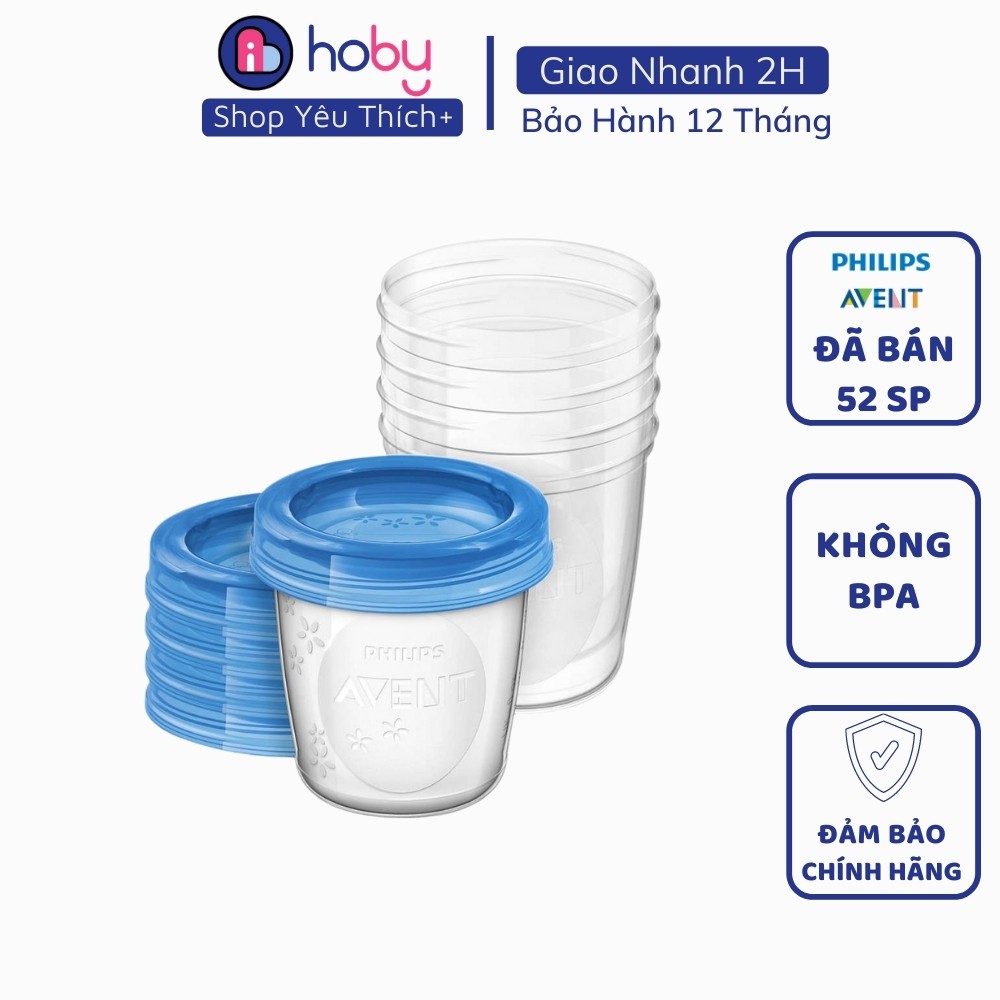 Cốc trữ sữa PHILIPS AVENT 180ml 240ml - Ly trữ sữa Avent cao cấp giúp mẹ bảo quản sữa cho bé, đảm bảo chất dinh dưỡng