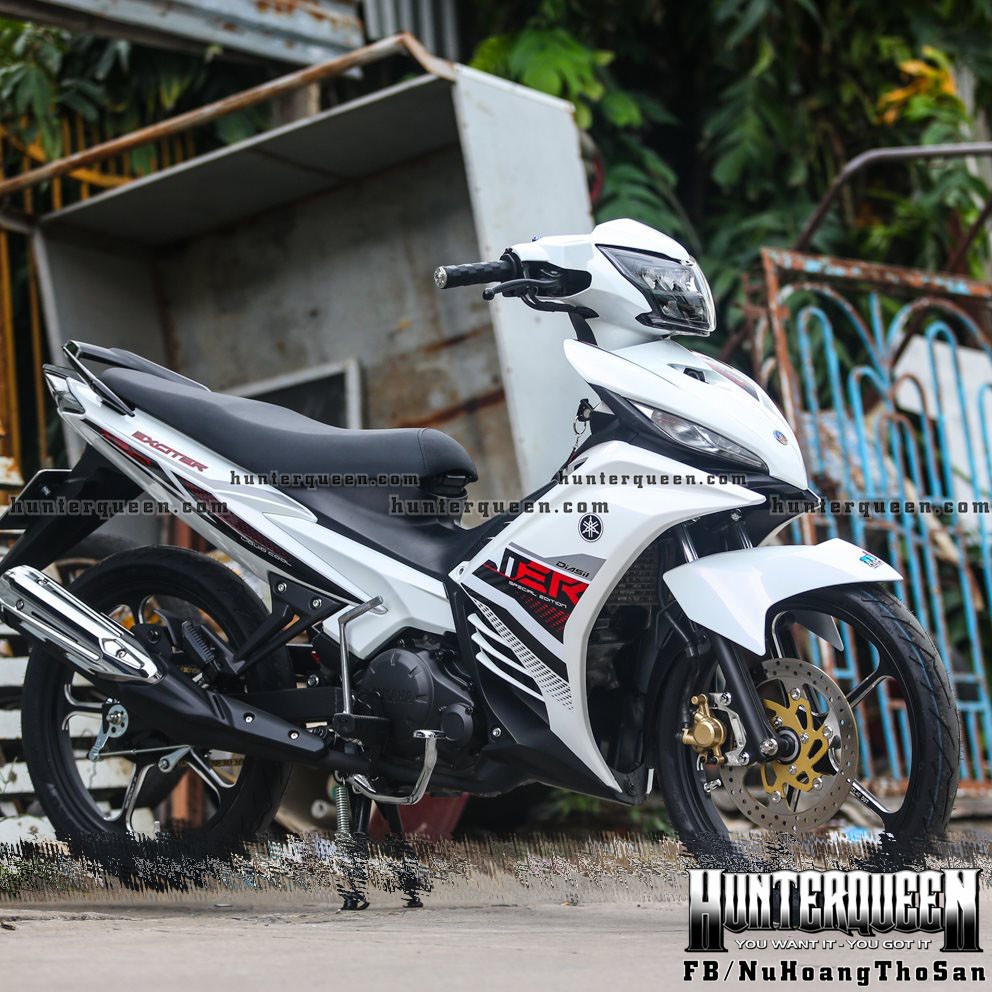 Tem rời dán xe Exciter 135 đời 2011-2014. Y15 ZR mẫu 2021 trắng đen đỏ