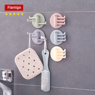 Móc dán tường 3 nhánh đa năng, móc treo đồ chịu lực