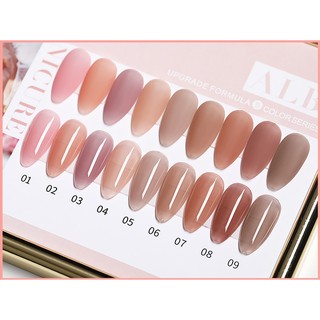 Sơn gel AS red - thạch nude ALB