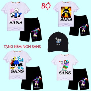 SALE 50% COMBO bộ quần áo game Undertale nhân vật bé Sans độc đáo TẶNG KÈM NÓN