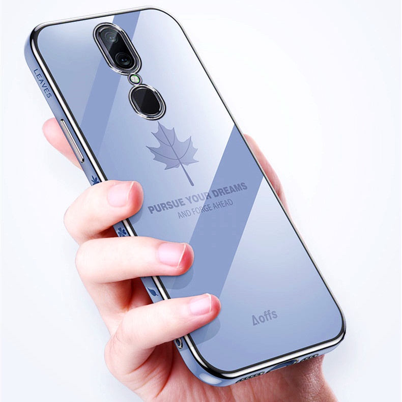 ốp lưng điện thoại mạ sang trọng tương thích với Cho OPPO F11 Pro F1S / F5 / F5 Youth / F9 / F11 /F11Pro / R11 / R11S / R17 / R17 Pro Vỏ silicon mềm TPU có dây buộc case