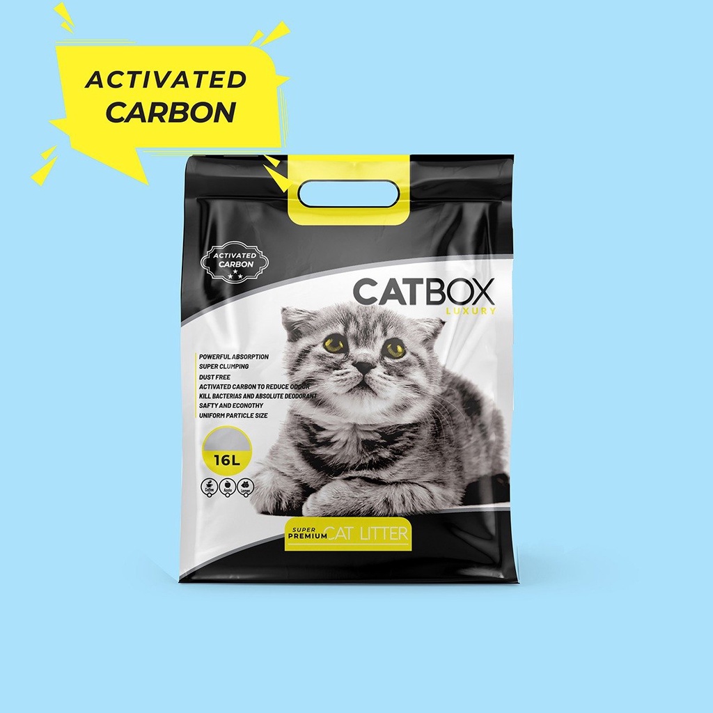 Cát Vệ Sinh Cho Mèo Catbox Túi 16L Thấm Hút Triệt Để Không Bụi - Bobo Pet Shop Hà Nội