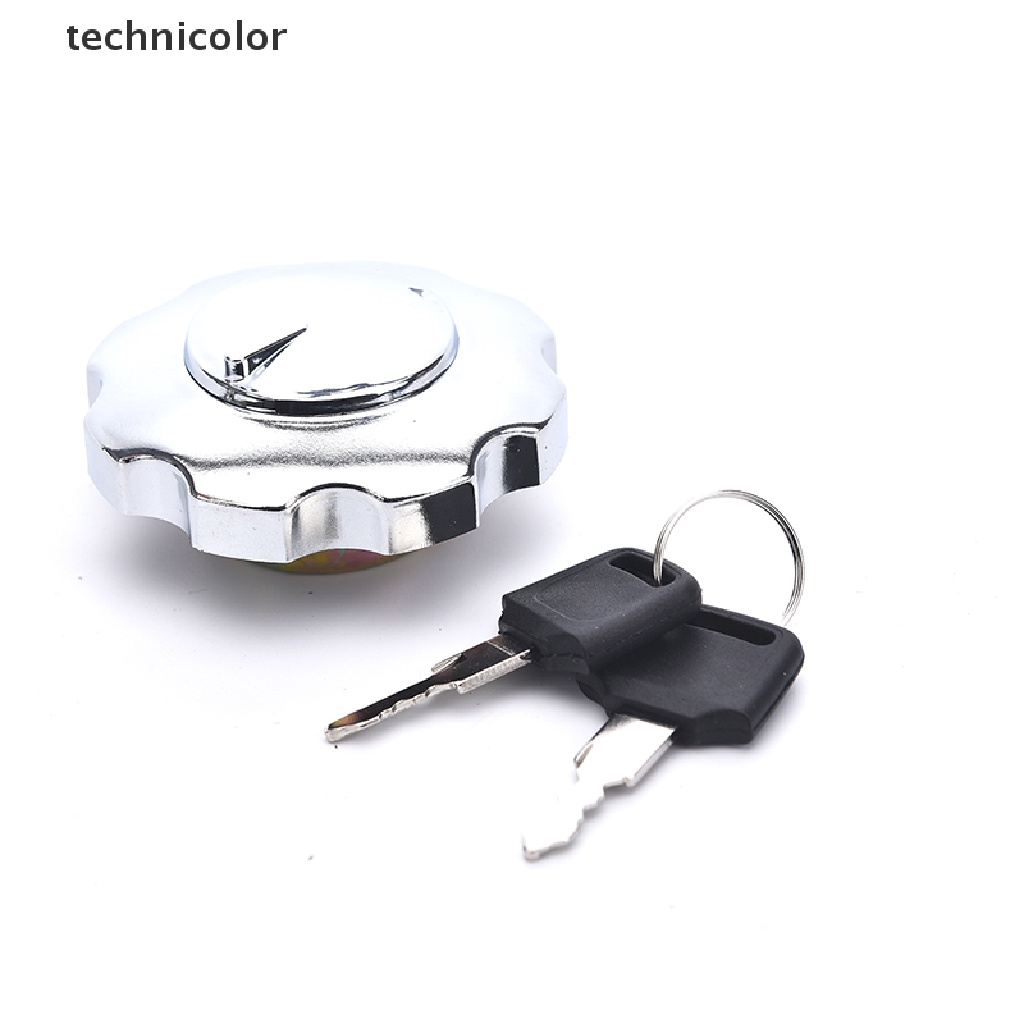technicolor 1PCS Motorcycle Fuel Gas Tank Cap Cover Lock Set For Honda CG125 Spare Parts TYG