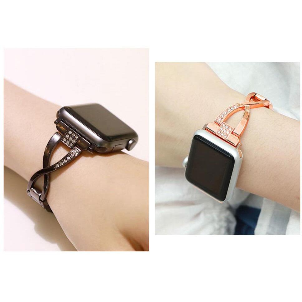 Dây đeo đồng hồ Apple bằng Inox thiết kế sang trọng hợp thời trang