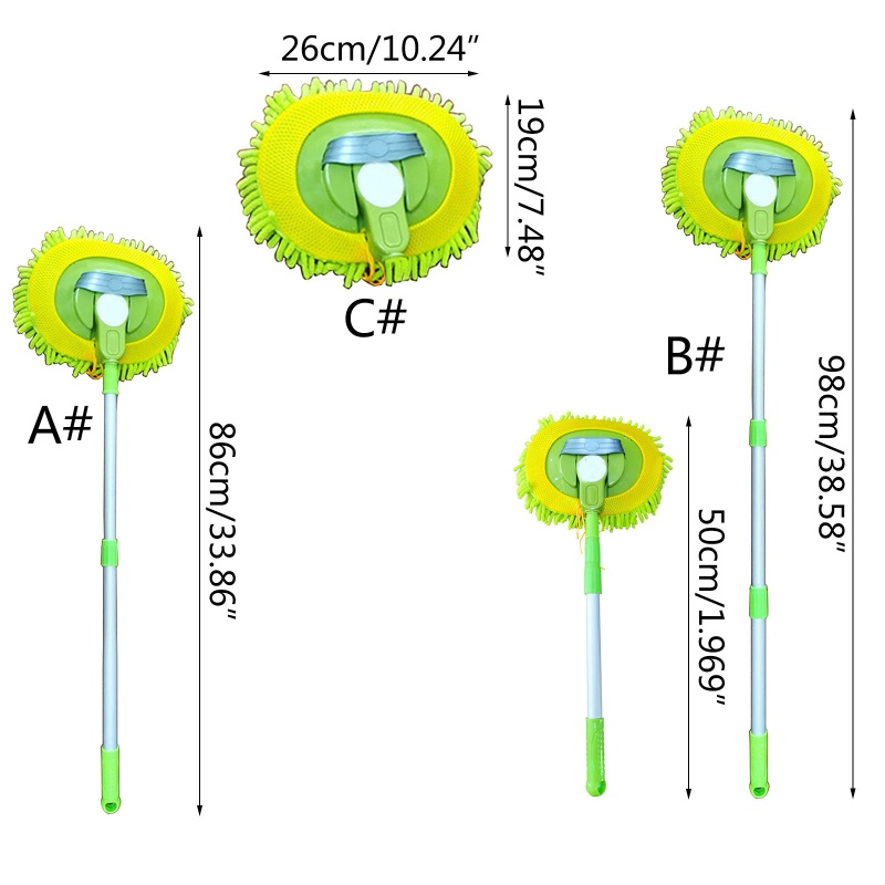 Cây Lau Xe Hơi Mềm Mại Có Thể Thu Gọn Tiện Dụng