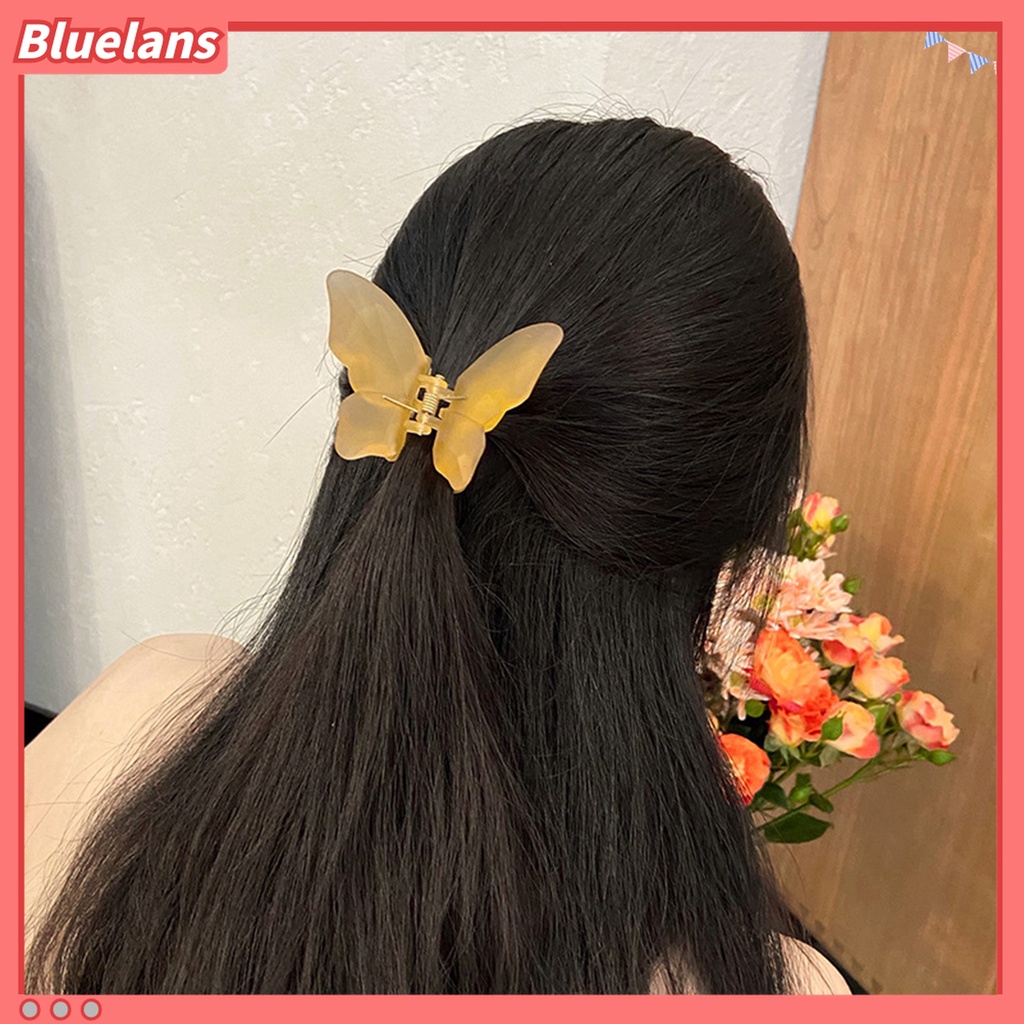 Kẹp Tóc Hình Bướm Răng Chéo Thanh Lịch Thời Trang