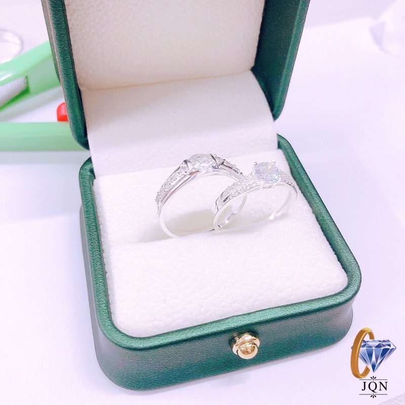 Nhẫn đôi bạc nam nữ siêu đẹp cam kết bạc chuẩn /JQN quà tặng đặc biệt ý nghĩa