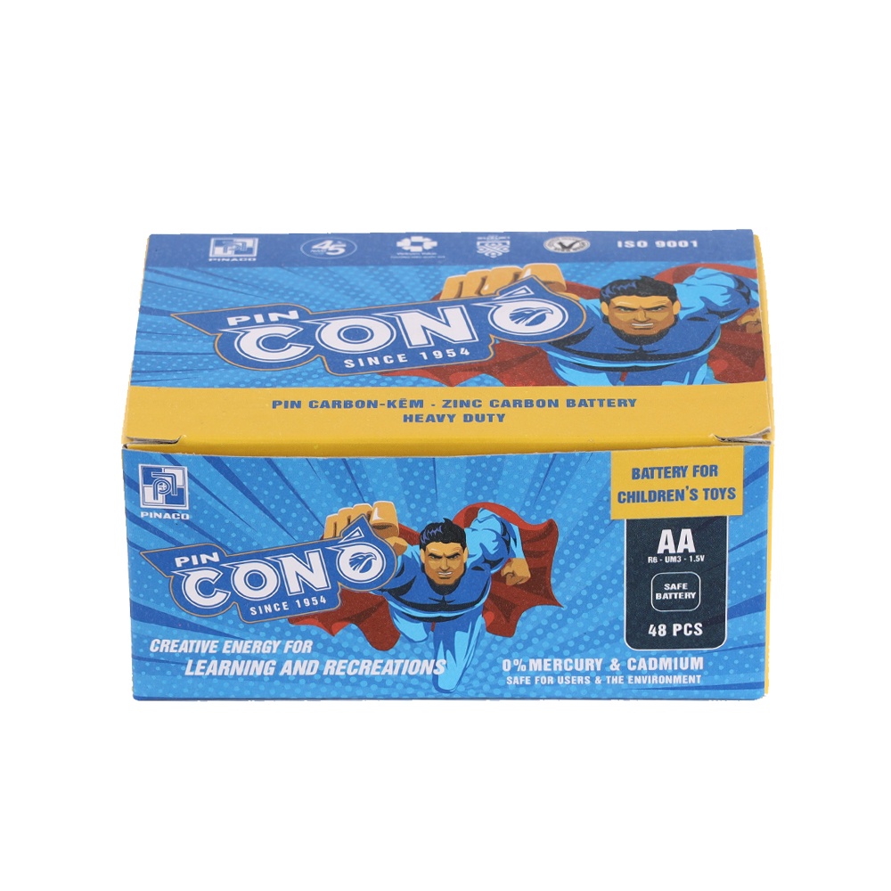 Pin Con Ó Đồ Chơi Trẻ Em PVC R6P - Size AA - Hộp 40 viên
