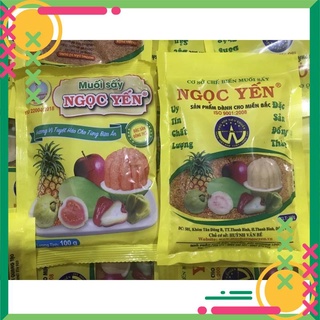 Gói Muối Sấy Chấm Hoa Quả Ngọc Yến 100g