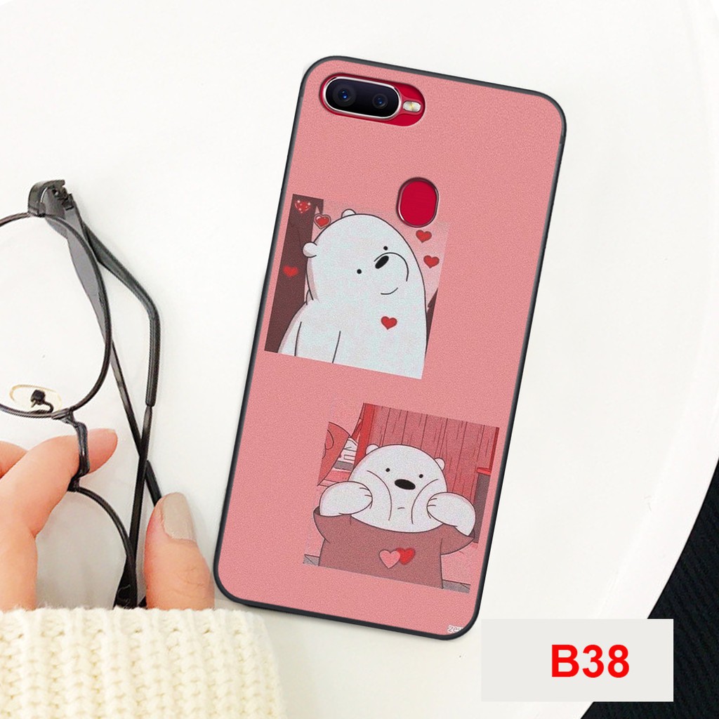 [SALE]ỐP ĐIỆN THOẠI HÌNH GẤU TRẮNG OPPO A5S/A7/A12/F9 CỰC RẺ