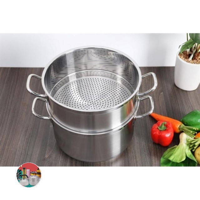 ( Đồ Gia Dụng SK ) Xửng hấp Five Star 24cm có hàng 1 đáy và 3 đáy