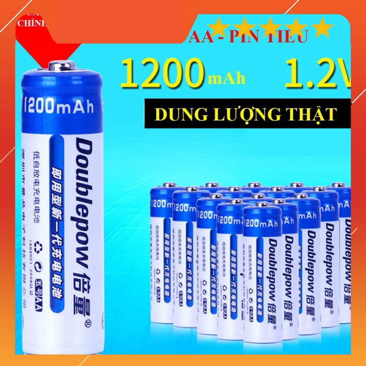 Bộ pin tiểu sạc Doublepow AA 1200mAh