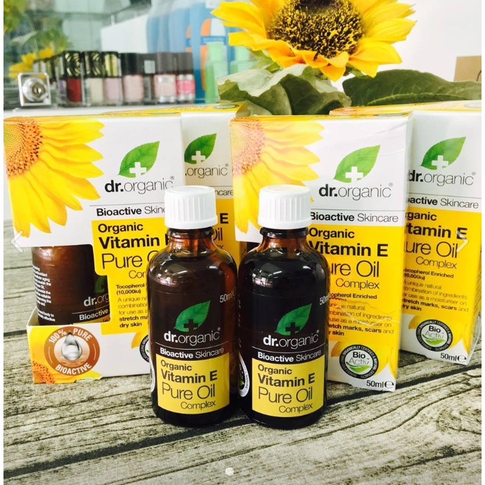 Tinh dầu hoa cúc hữu cơ Dr Organic Vitamin E Pure Oil Complex Shopee Việt Nam