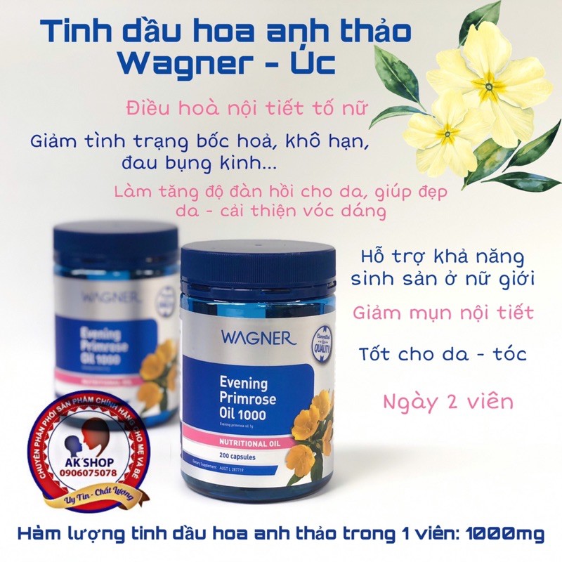 Tinh đâu hoa anh thảo Wagner chính hãng Úc