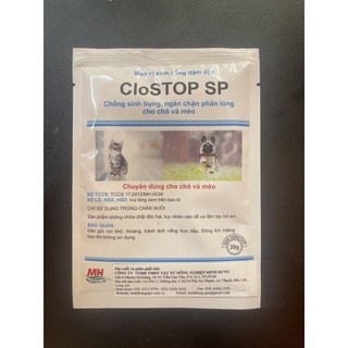 Men mỹ trị tiêu chảy cho động vật - Clostop 20g