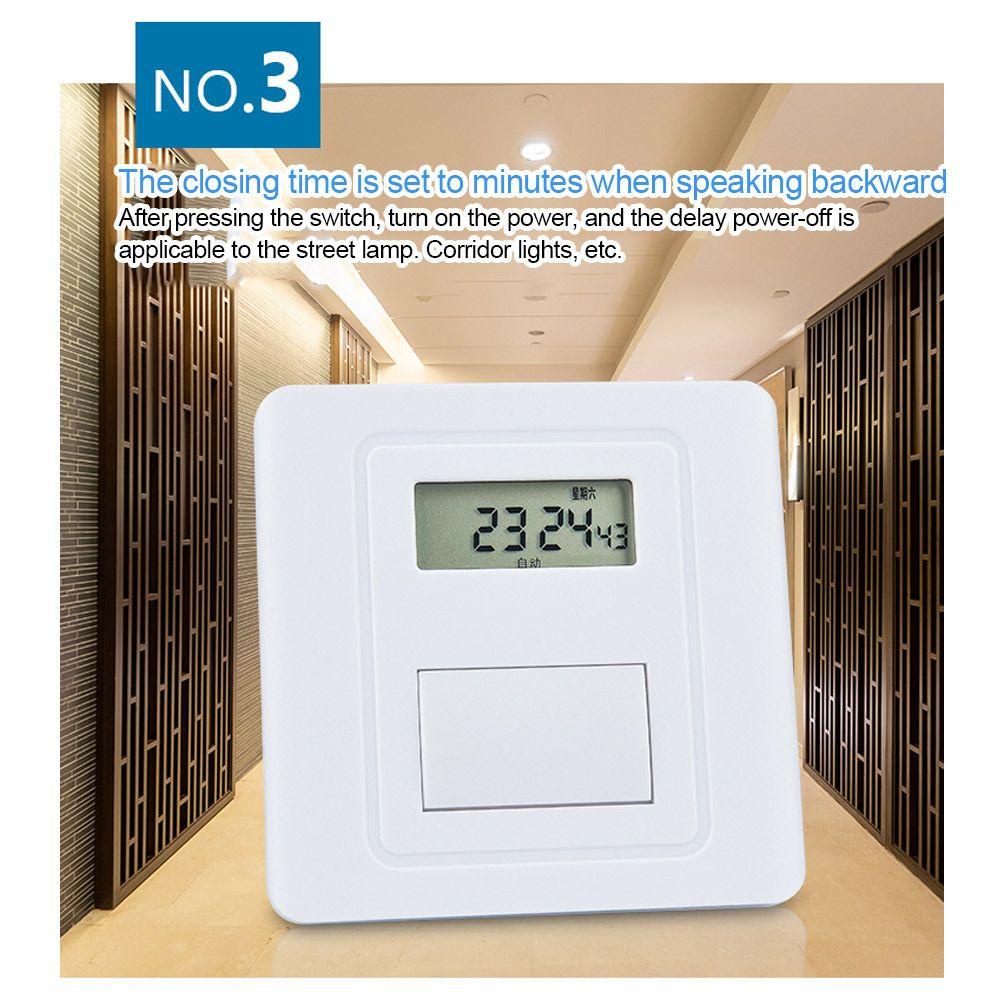 Công Tắc Hẹn Giờ Kỹ Thuật Số Tự Động Màu Trắng