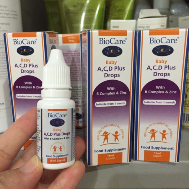 Vitamin tổng hợp Biocare ACD Plus drops Biocare (A C D plus)