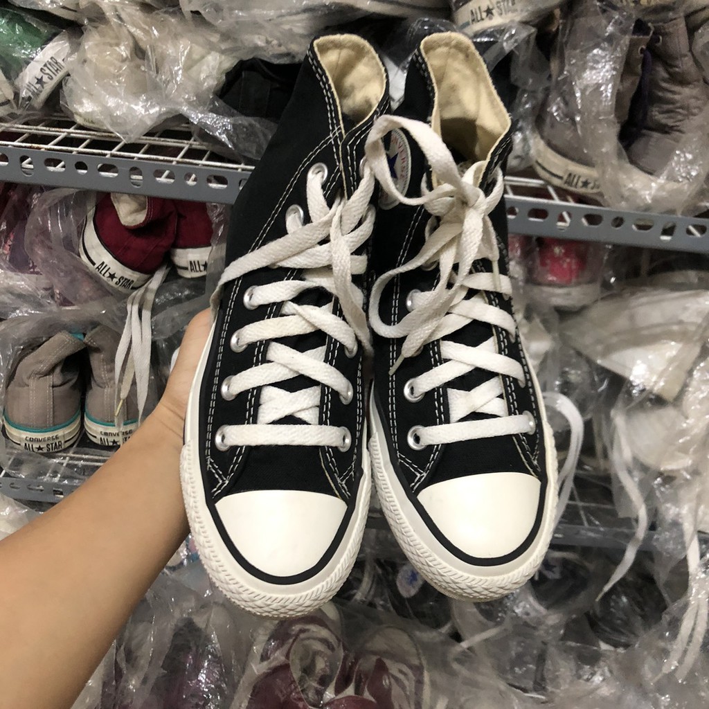 [size 35] 😘FREESHIP😘 Giày converse 2hand real (chính hãng đã qua sử dụng) logo bị mờ như hình