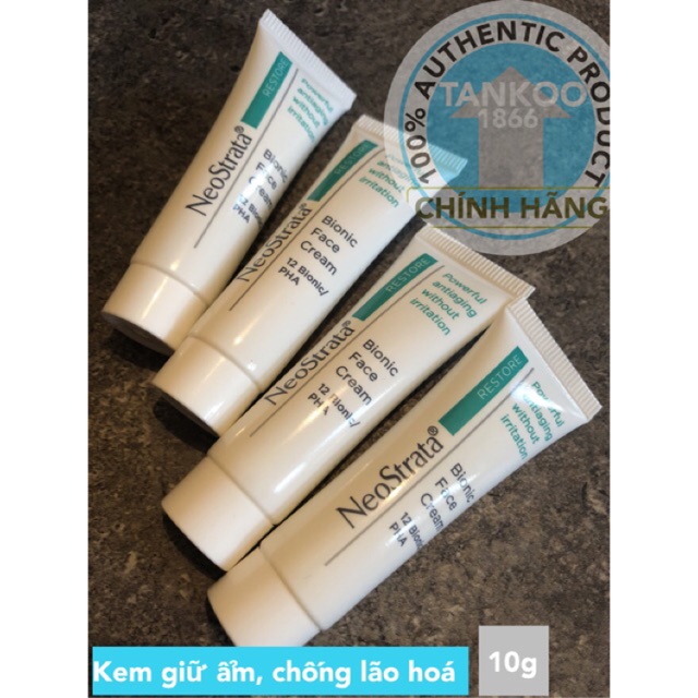 KEM GIỮ ẨM, Làm mịn màng da NEOSTRATA BIONIC FACE CREAM 12bionic/pha.