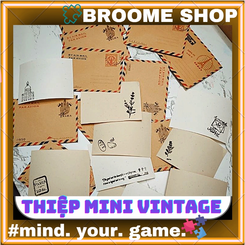 Dịch vụ gói quà tặng kèm tặng 1 thiệp vintage chúc mừng cho bé bạn bè gia đình người yêu