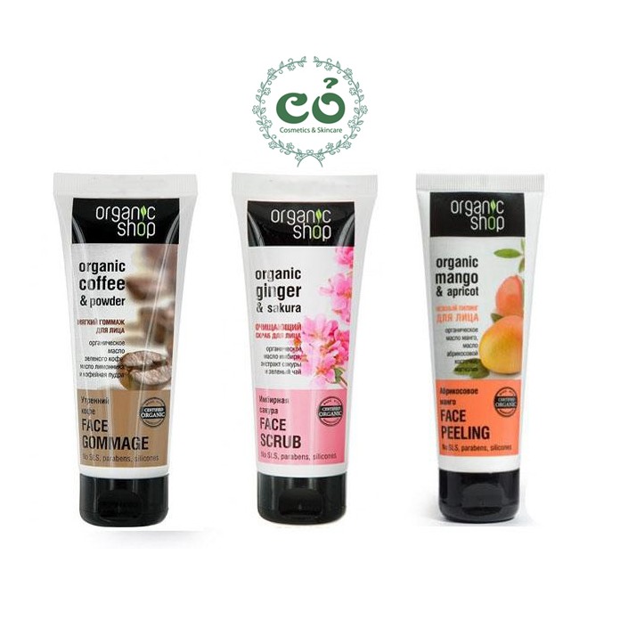 Tẩy tế bào chết Organic Shop (tuýp)