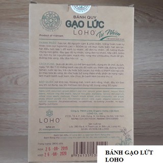 LOHO bánh gạo lứt ăn liền