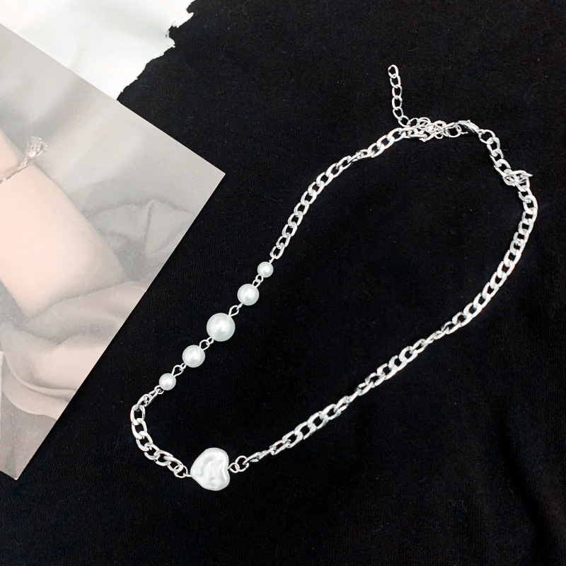 Korean Love Pearl Necklace