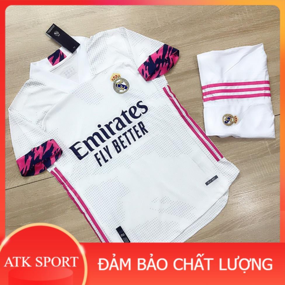 6/6 Bộ Quần Áo Đá Banh Real Madrid Cao Cấp 20201/💙FREESHIP💙/ Áo Đấu CLB Real Madrid cao cấp mùa 2020/2021  ྃ