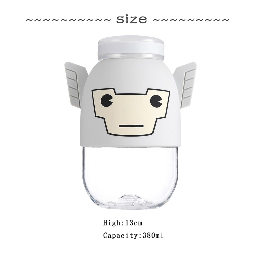 Bình nước Miniso nhựa Tritan siêu anh hùng Marvel 380ml - Hàng chính hãng