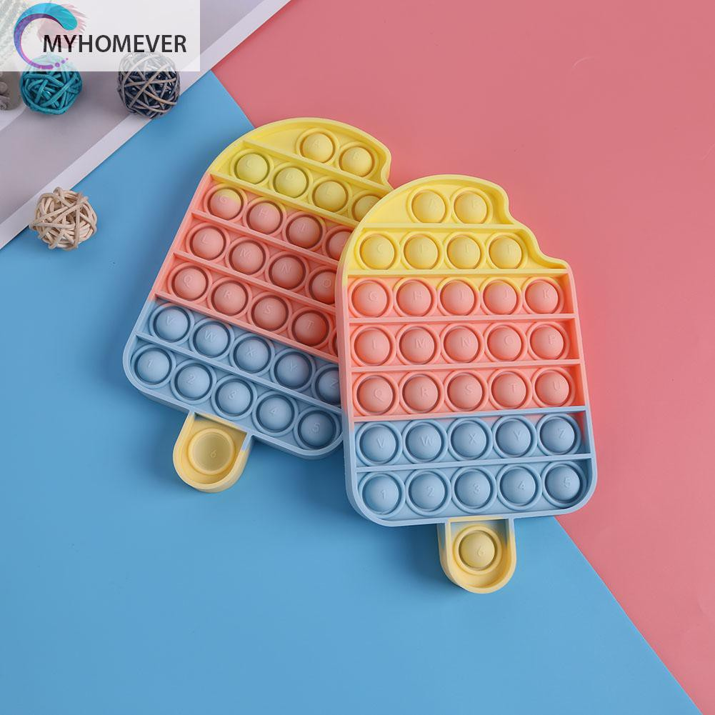 Pop It Fidget Đồ chơi Desktop Push Bubble Đồ chơis Children Adult Stress Reliever Fidget Squeeze Gift