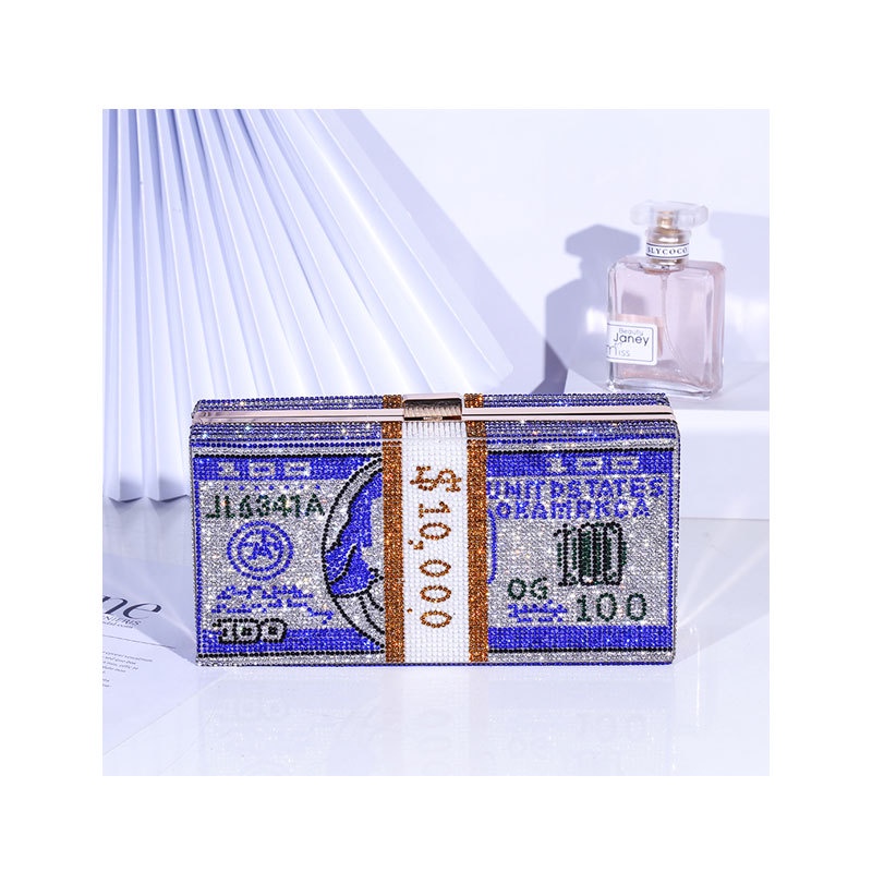 Bán Chạy Ví Cầm Tay Đính Kim Cương Đồng Đô La Cổ Điển Cá Tính Thời Trang Cho Nữ