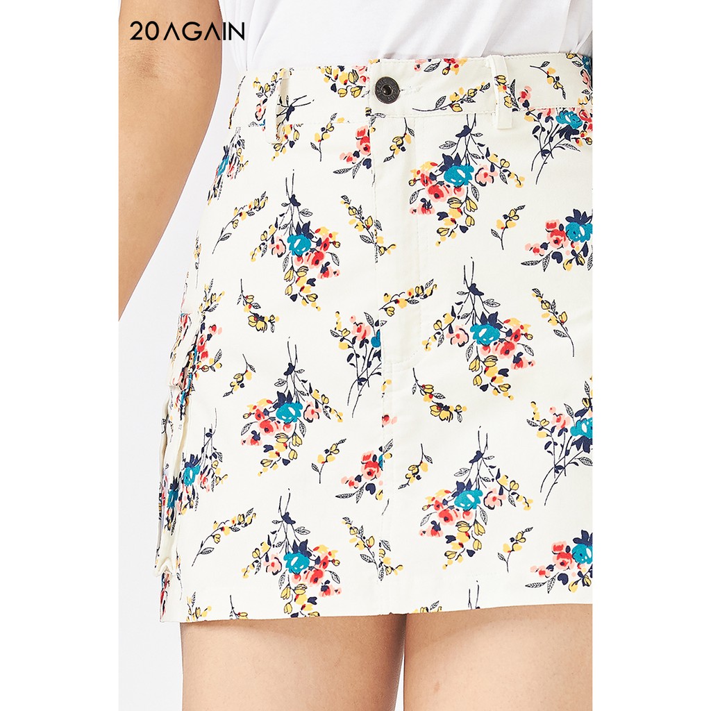 [Mã WABR20AG15 giảm 10% đơn 99K] Chân váy chữ A, juyp ngắn 2 lớp có túi ốp 20AGAIN JAW0747 | BigBuy360 - bigbuy360.vn
