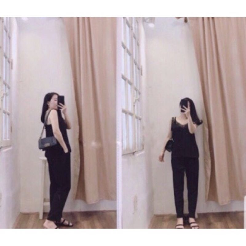 Quần baggy đũi cạp chun vải đẹp