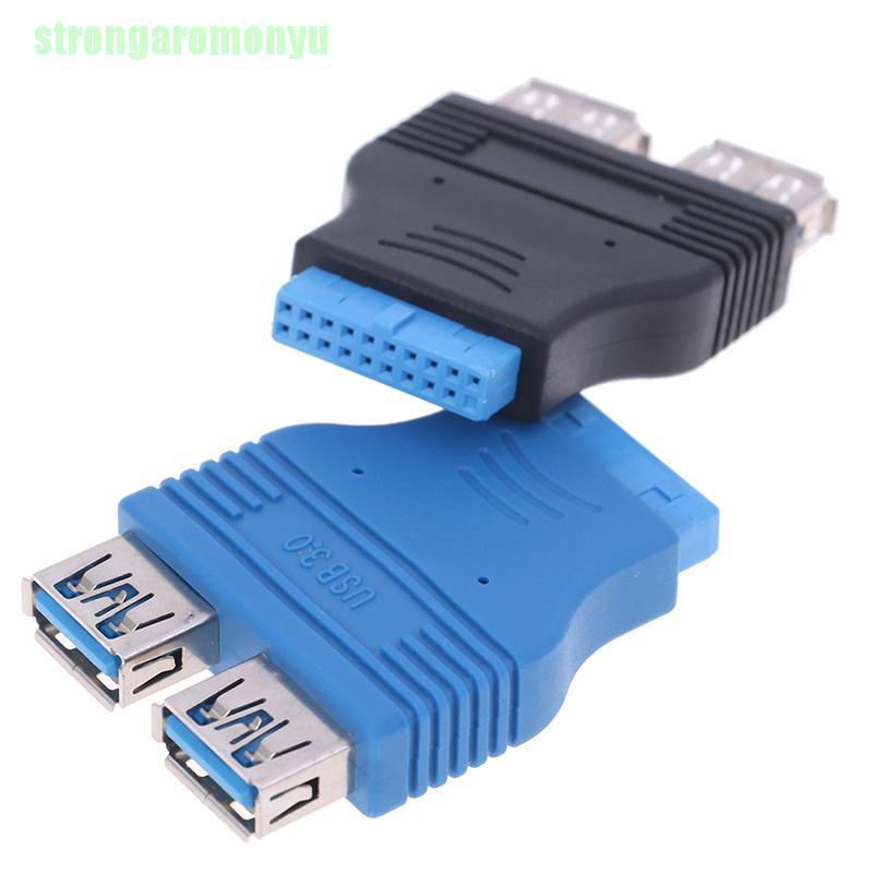 Đầu Kết Nối 2 Cổng Usb 3.0 Cái Sang 20 Pin