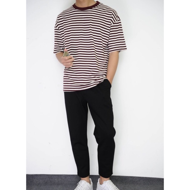 UNBLOCK Áo tee kẻ ngang
